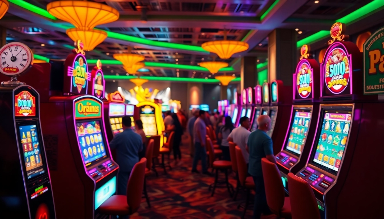 Profitez des machines à sous en ligne argent réel dans une ambiance de casino dynamique.