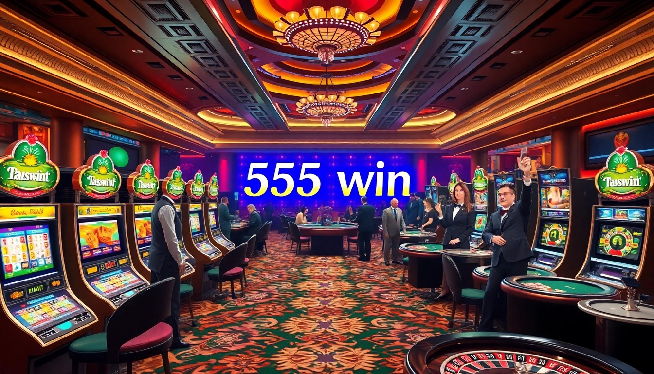 Experience the thrill of gaming at 555win casino with vibrant tables and exciting atmosphere.