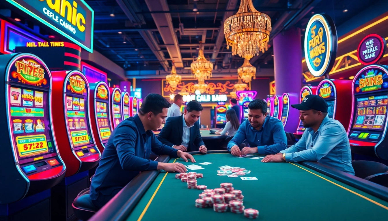 Découvrez un casino en ligne France fiable avec des joueurs enthousiastes à une table de jeu.