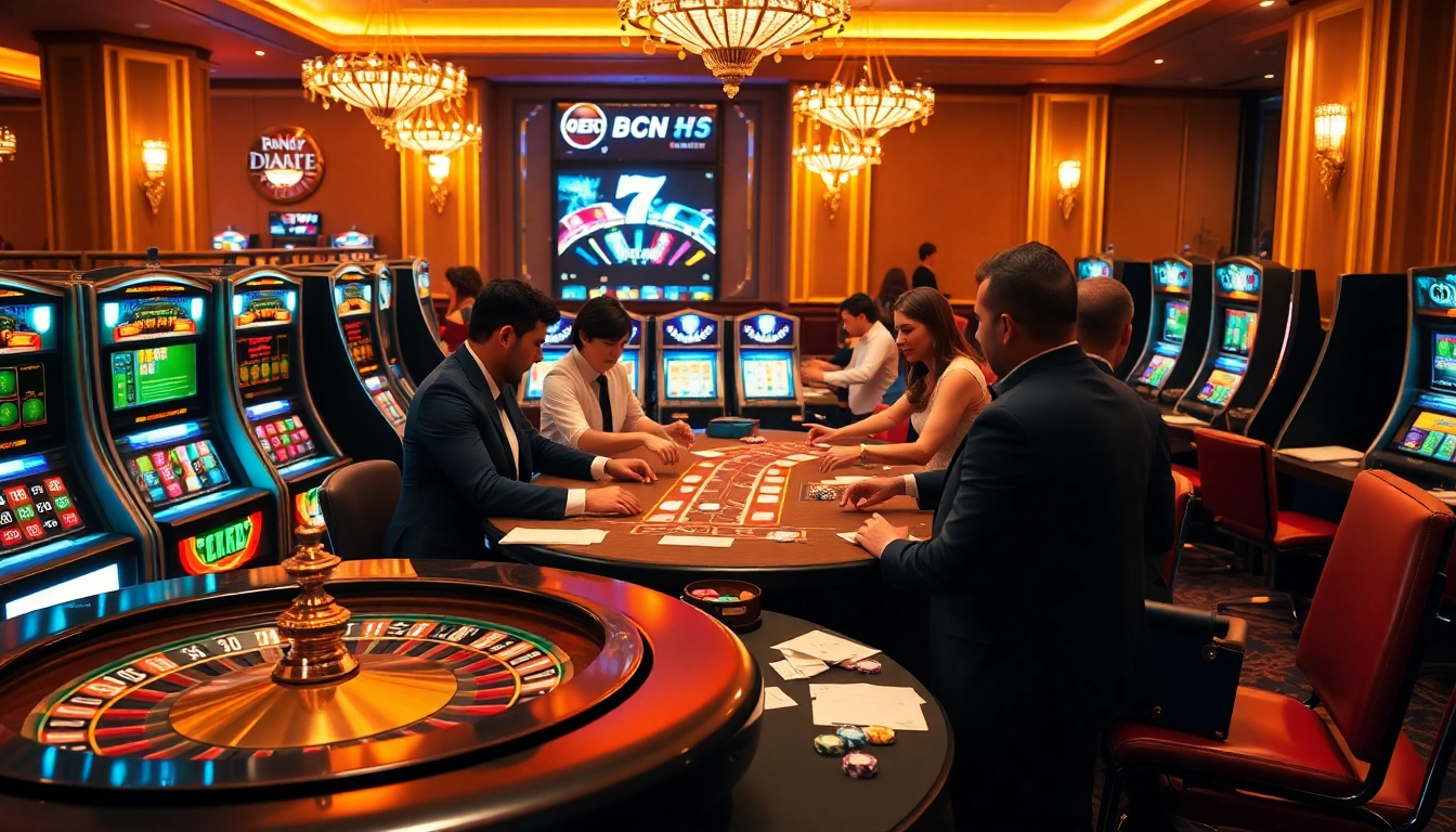 Betting excitement awaits at https://f168.group/ with players eager at the classy casino tables.